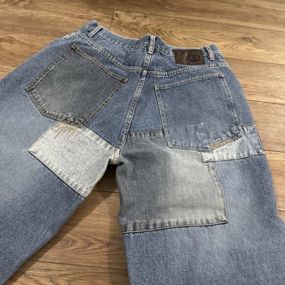 Vintage Indo Jeans Wide Leg Skater Grunge 34x32 - Picture 4 of 12